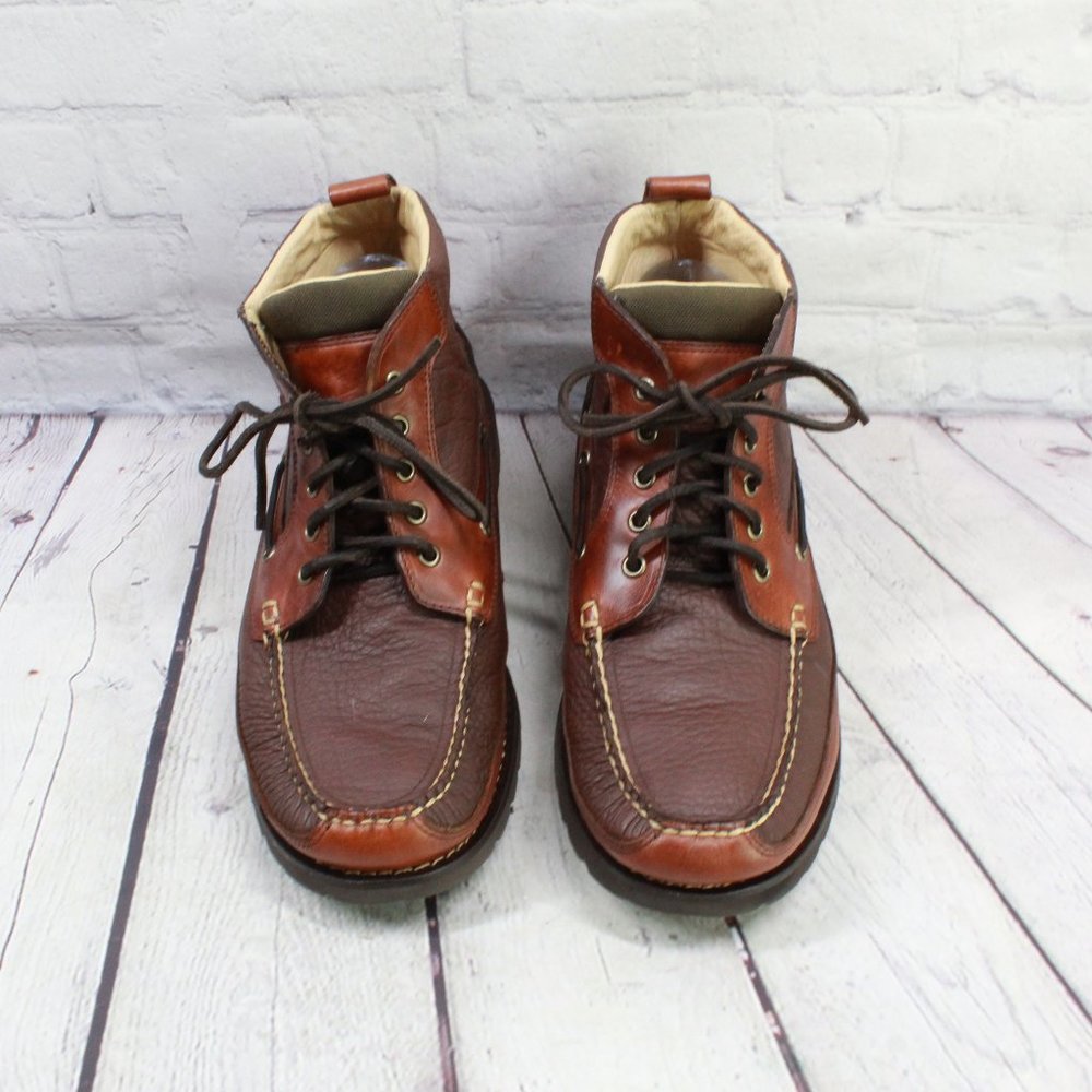 LL BEAN Allagash Bison Handsewns Chukka Bootie Boots Size 11 EE - Picture 5 of 9